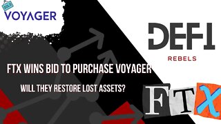 FTX Wins Bid to Buy Bankrupt Voyager | Is this GOOD for Investors?