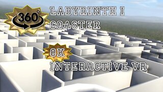 Labyrinth Coaster [NoLimits2] [8k/4K] [Interactive virtual 3D]