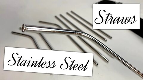 Stainless Steel Straws Set Review