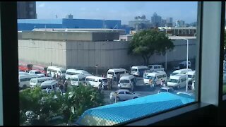 SOUTH AFRICA - Durban - Taxi protest in Durban (Video) (b5w)
