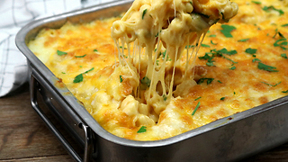 Oven-baked mac & cheese recipe