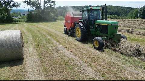Wrapping Up 1st Cutting Hay 2024