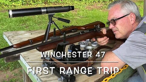 Winchester model 47 22lr bolt action target rifle. First range trip totally blown away!