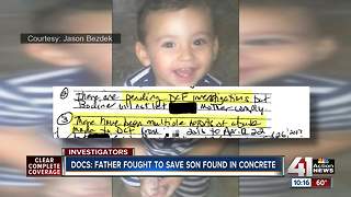 Dad of boy found dead in concrete reported abuse