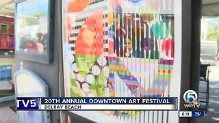 20th annual downtown art festival held in Delray Beach