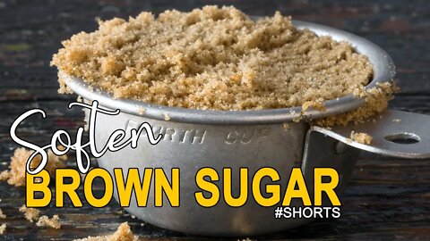 How to Soften Hard Brown Sugar #SHORTS