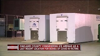 Oakland County considering ice arenas as last resort location for bodies of COVID-19 victims