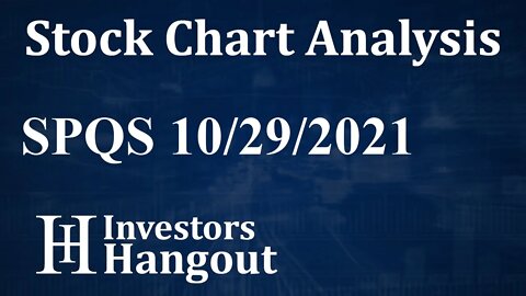 SPQS Stock Chart Analysis SportsQuest Inc. - 10-29-2021