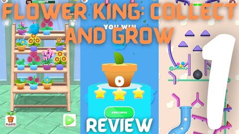 Flower King: Collect and Grow - Gameplay Walkthrough (Levels 1-20)