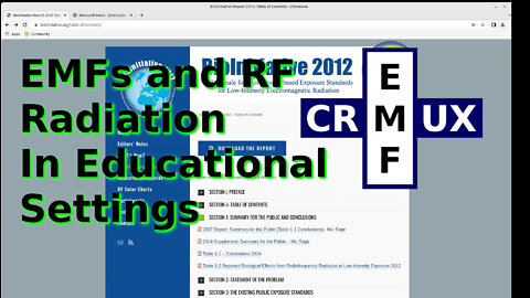 EMFs and RF Radiation in Educational Settings EMFCrux 0015
