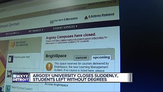 Argosy University closes suddenly