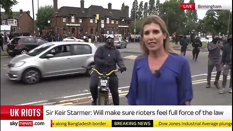 Sky News journalist forced to stop broadcasting due to Muslim immigrants in Birmingham.