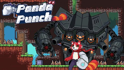 Panda Punch - One Punch Furry Versus Robots (2D Puzzle Platformer)