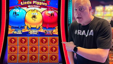 $150 Spins!! My Best Slot Run Ever Playing Rich Little Piggies! 🐷 High Limit Wins Multiple Jackpots!