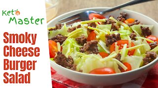 Smoky Cheeseburger Salad | Low Carb | Custom Keto Diet Plan