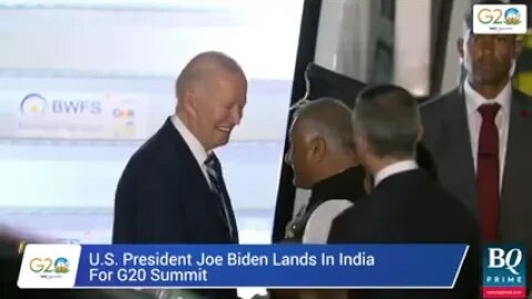 G20 Summit U S President Joe Biden Lands In New Delhi