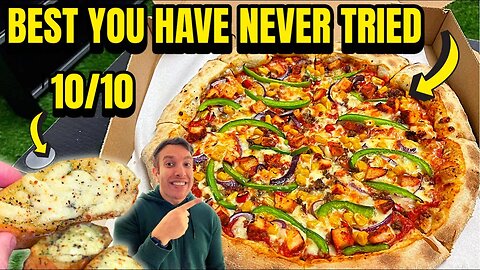 The BEST PIZZA You Have NEVER HEARD OF! (10/10 Garlic Bread!!)