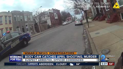 Baltimore Police body camera catches April murder in progress