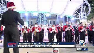 Northern Illinois City Place Pep Rally