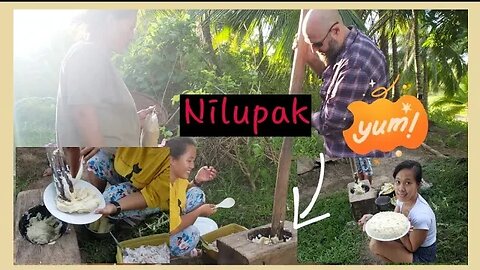 Making Traditional Filipino Delicacy Nilupak/Nilubak! Cassava Recipe