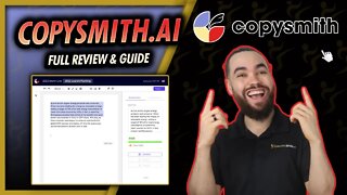 Copysmith.ai Review and Guide - How To Write A 2,500 Word Blog In 10 Minutes With AI - Josh Pocock ✍