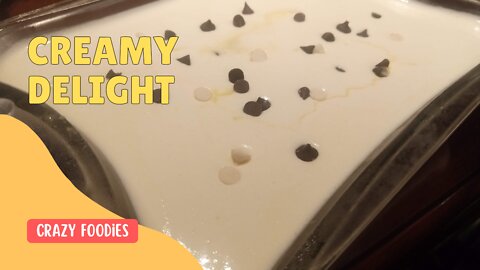 Creamy delight | no bake dessert|