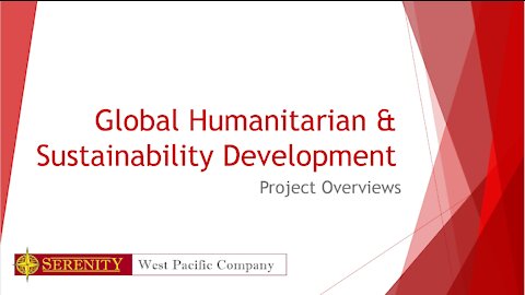 PROJECT SUMMARIES SERENITY WEST PACIFIC COMPANY 20201124