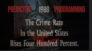 PREDICTIVE PROGRAMMING Escape From New York 1981