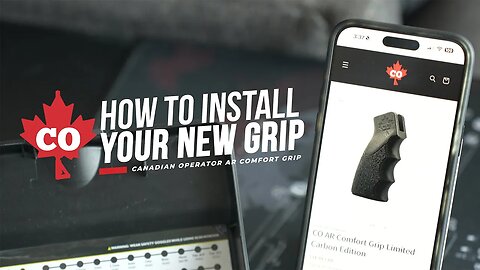 How to Install Your New CO AR Comfort Grip - Pistol Grip for AR Pattern Rifles