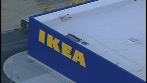 IKEA signs are up