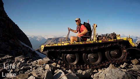 An Abandoned Snowcat