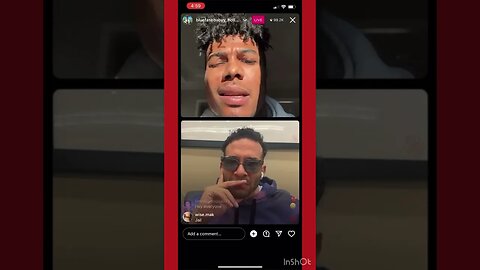 BlueFace goes live with Jason lee #blueface #brooklynsquad #chriseanrock #jasonlee #jaidynalexis