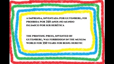 Em que países a MÁQUINA DE IMPRENSA de Gutenberg era HERÉTICA?