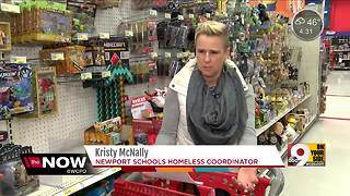 Newport teachers team up to buy Christmas gifts for homeless students