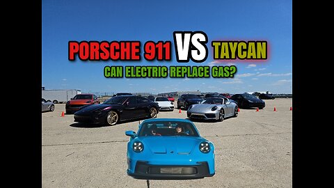PORSCHE 911 VS TAYCAN: Can Electric Replace Gas? We Test both