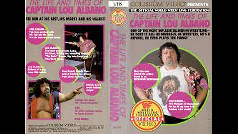 WWF Coliseum Video - The Life And Times Of Captain Lou Albano - 1986 **VHS VERSION**