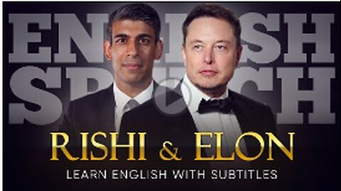 ENGLISH SPEECH | RISHI SUNAK & ELON MUSK: AI and the Future of Work (English Subtitles)