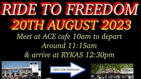 Ride For Freedom Stop ULEZ protest pt.1 | Ace Cafe, London