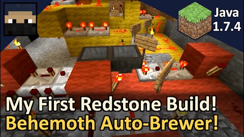 My First Redstone Build! Automatic Brewer, the Behemoth! Minecraft Java 1.7.4! Tyruswoo Minecraft