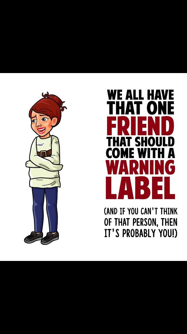 Friend with warning label [GMG Originals]