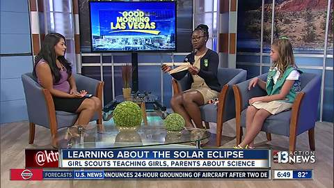 Girl Scouts host Solar Eclipse party