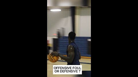 OFFENSIVE FOUL OR DEFENSIVE FOUL ? Basketball