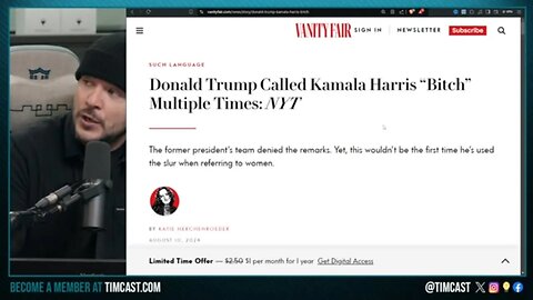 Democrats FURIOUS Trump Called Kamala Harris THE B WORD, Fake Story Wants To Anger Women For Dems