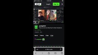 Yung Alone Reacts To Ac7ionMan On Monkey App Via Kick Live Stream