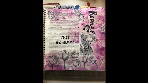 Let's Bible Journal Romans 1 (from Lovely Lavender Wishes)