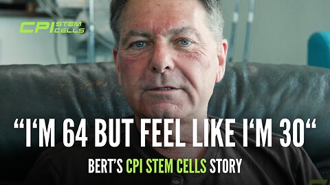 He's 64 Years Old But Feels Like He's 30! - CPI Stem Cells