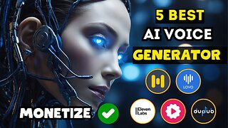 5 BEST Text to Speech AI Tools in 2024! Monetize AI Voiceover
