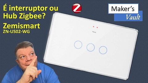 Conheça o Interruptor touch Tuya 4X2 com hub Zigbee embutido da Zemismart