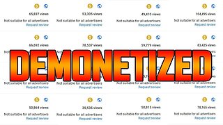 So YouTube Demonitized Me...