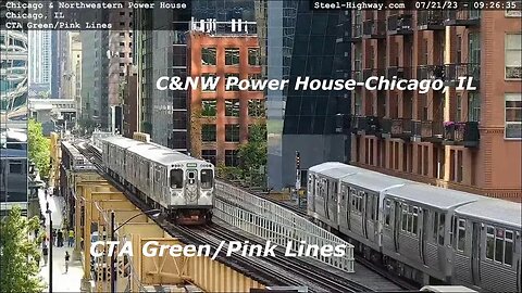 Chicago & North Western Power House Live Webcam (CTA) - Chicago, IL #SteelHighway